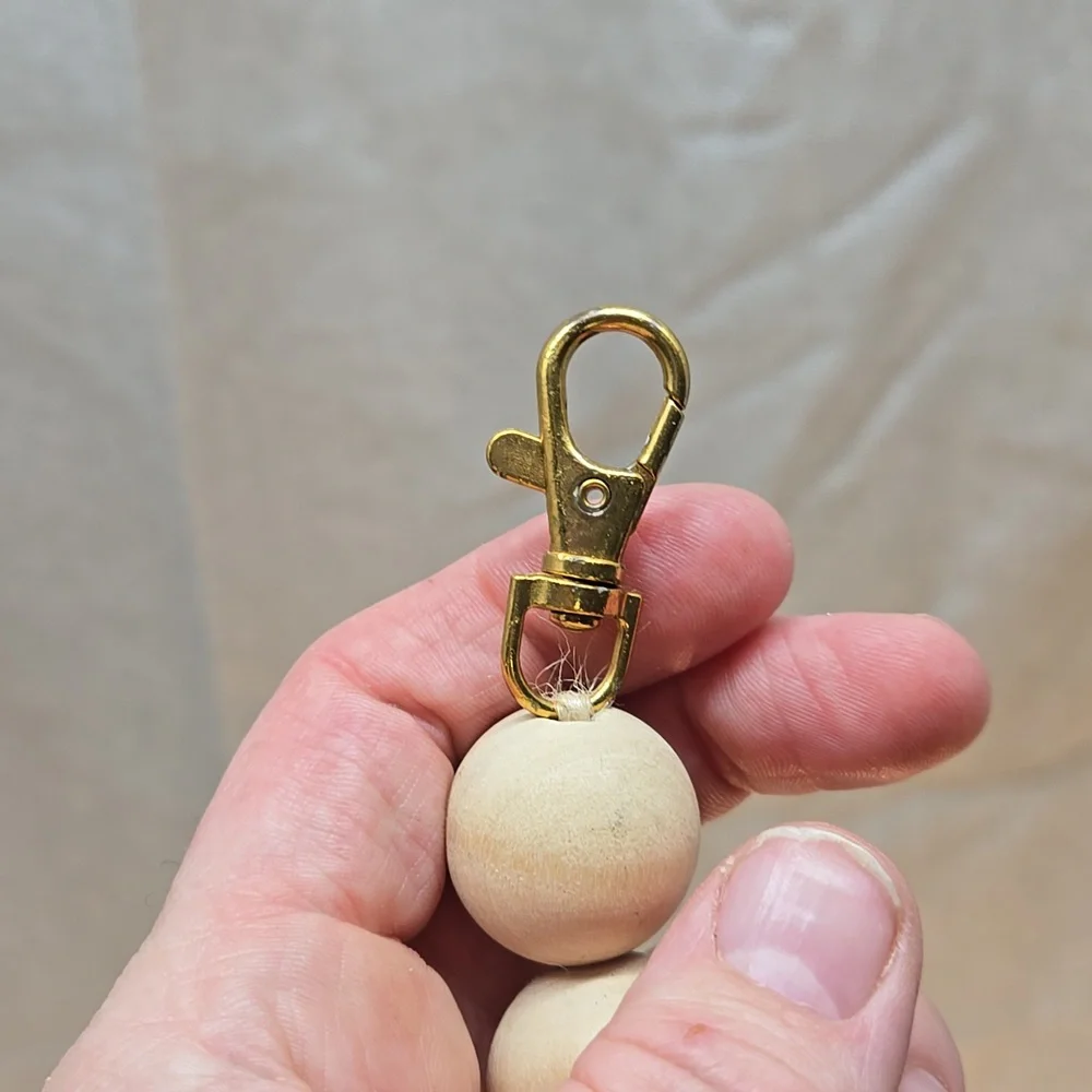 Doggy Potty Bells, Wooden Balls, Tassel, Twine, Potty Training, Hook, 3 Bells